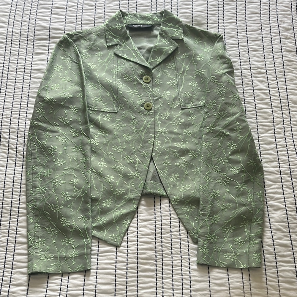 Practically new Gigli Jeans embroidered jacket